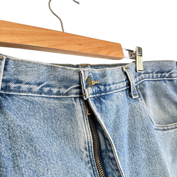 Carhartt B18 Traditional Fit Tapered Jeans Stonewash Light Medium Blue 40x30 - Picture 6 of 16